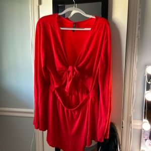 Super fun and cute Red Romper
